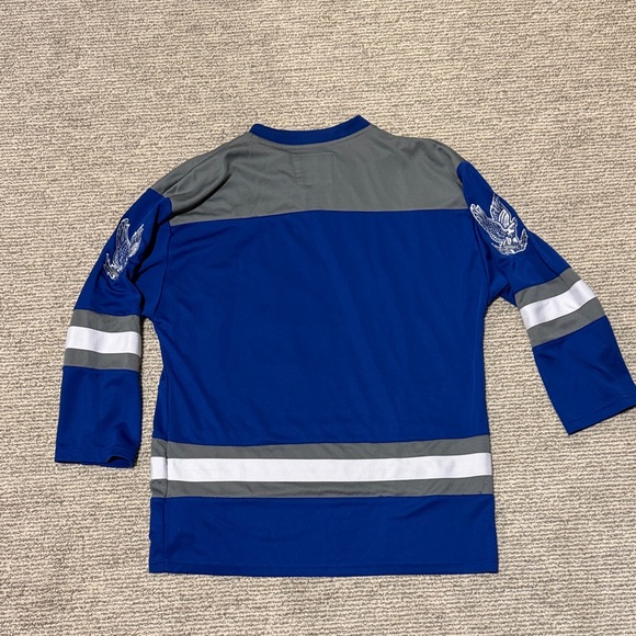 Colosseum Air Force Academy Falcons Hockey Jersey Medium Blue and White - Picture 6 of 6
